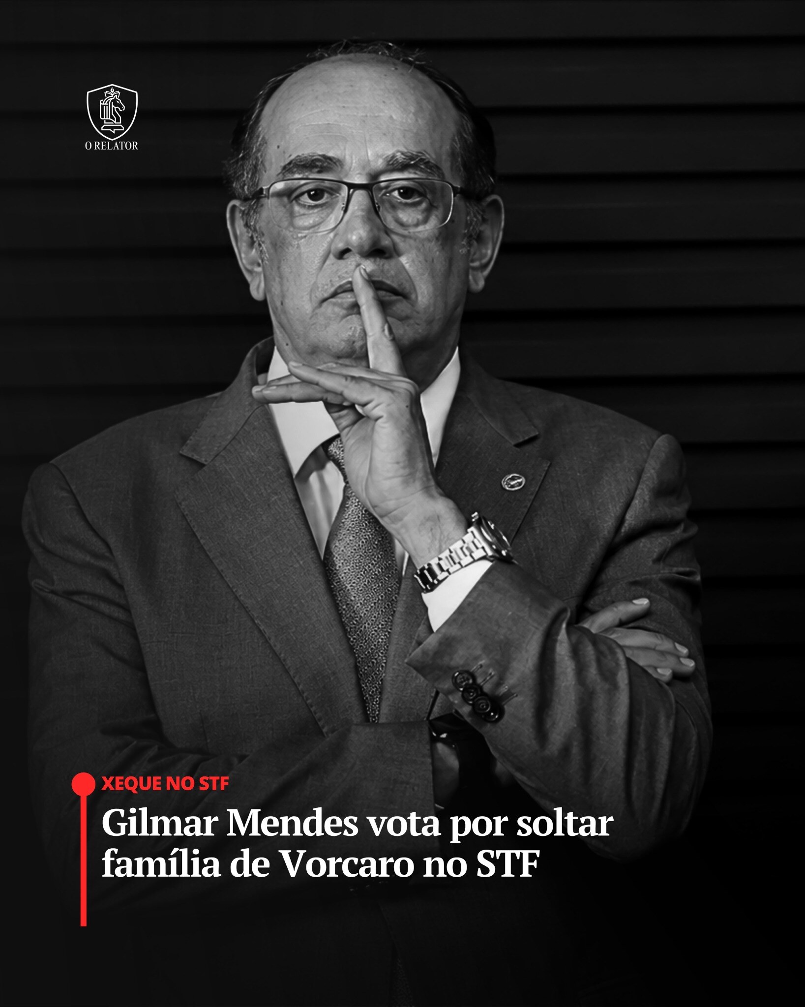 Exemplo de postagem estática de O RELATOR